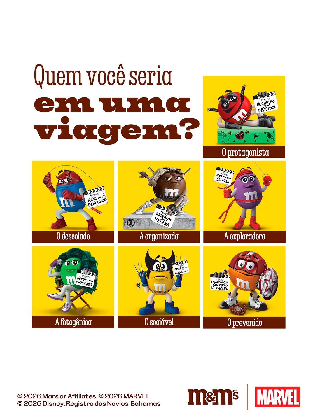 Post de M&M's Brasil