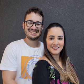 Luiza Araújo e Lucas Geraldini