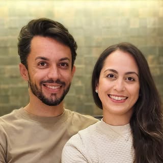 Amanda Esteves e Júnior Canale