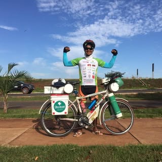 Leandro Carlos da Silva (Leo Pedalando Pelo Mundo)