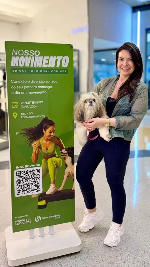 Post de Amanda Cardoso com Supershopping osasco