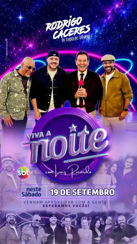 Post de Rodrigo Cáceres com SBT