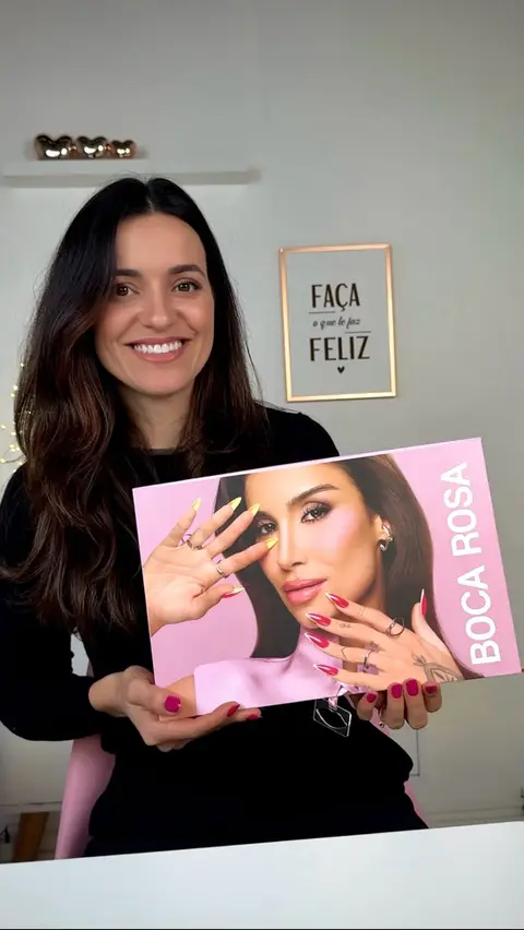 Post de Talita Cardozo com Boca Rosa Beauty