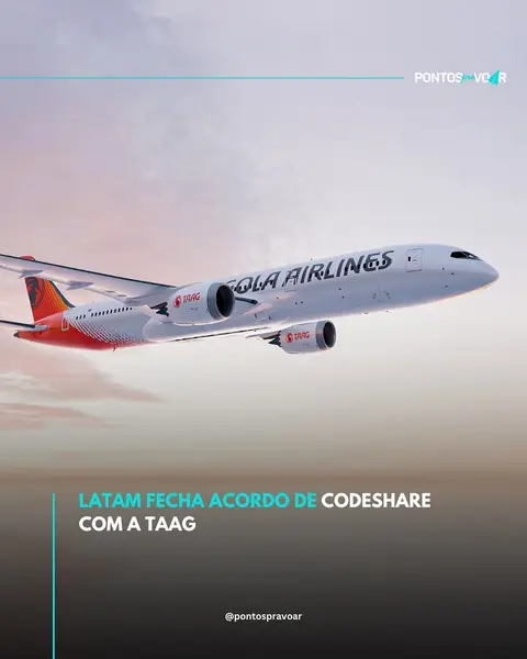 Post de Pontos para Voar com LATAM Airlines Brasil