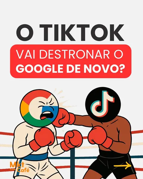 Post de Marketing com Café com TikTok