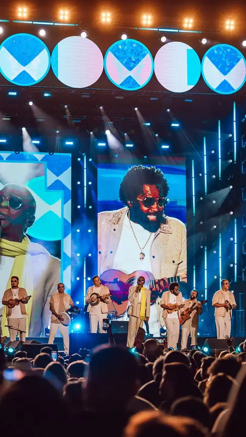 Post de Seu Jorge com Ticketmaster Brasil