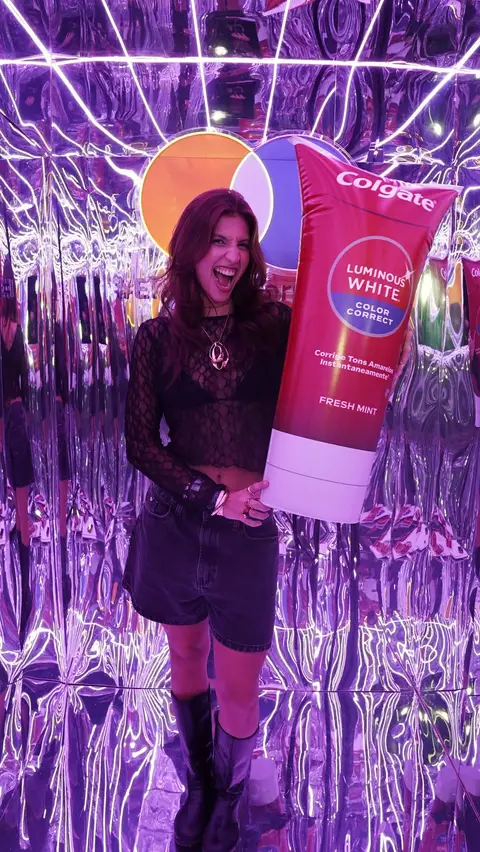 Post de Maria Luisa com Sorriso Colgate