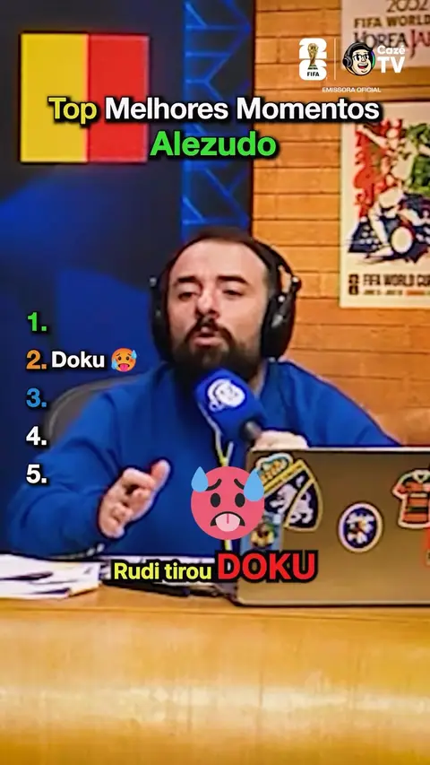 Post de Alezudo com CazéTV