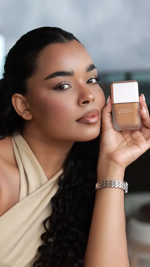 Post de Dani Santos com Fenty Beauty BR