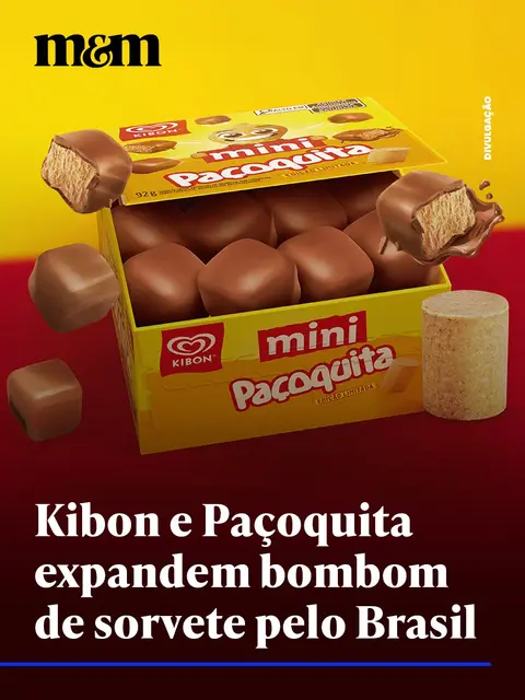 Post de Meio & Mensagem com Paçoquita