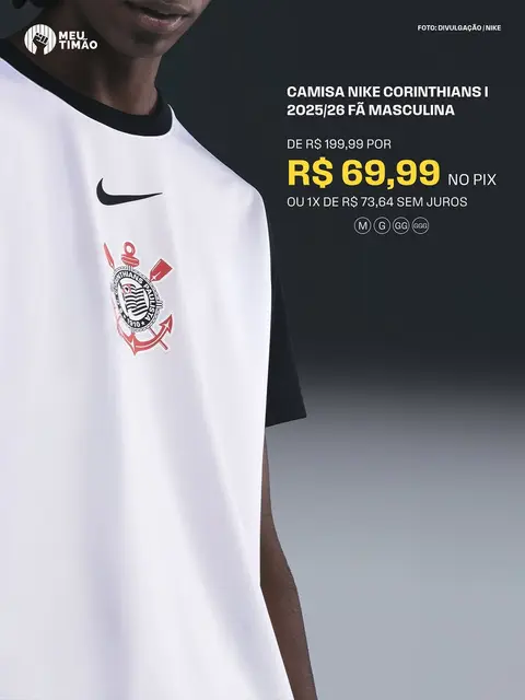 Post de Meu Timão com Nike Brasil