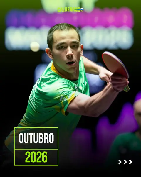 Post de Hugo Calderano com Eurofarma