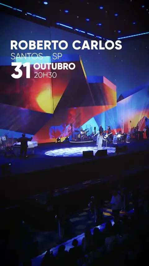 Post de Roberto Carlos com Eventim Brasil