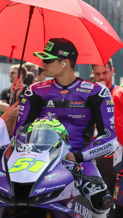 Post de Eric Granado com Honda Motos